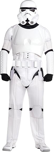Costumes USA Stormtrooper Halloween Costume for Men, Star Wars, Standard Size (40-42), Includes M... | Amazon (US)