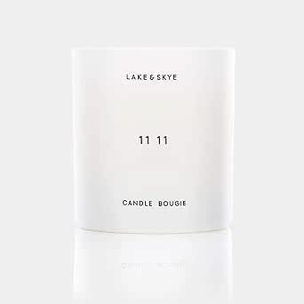 Lake & Skye 11 11 Scented Soy Candle - Lead-Free Cotton Candle Wick - Clean, Sheer, Uplifting | Amazon (US)