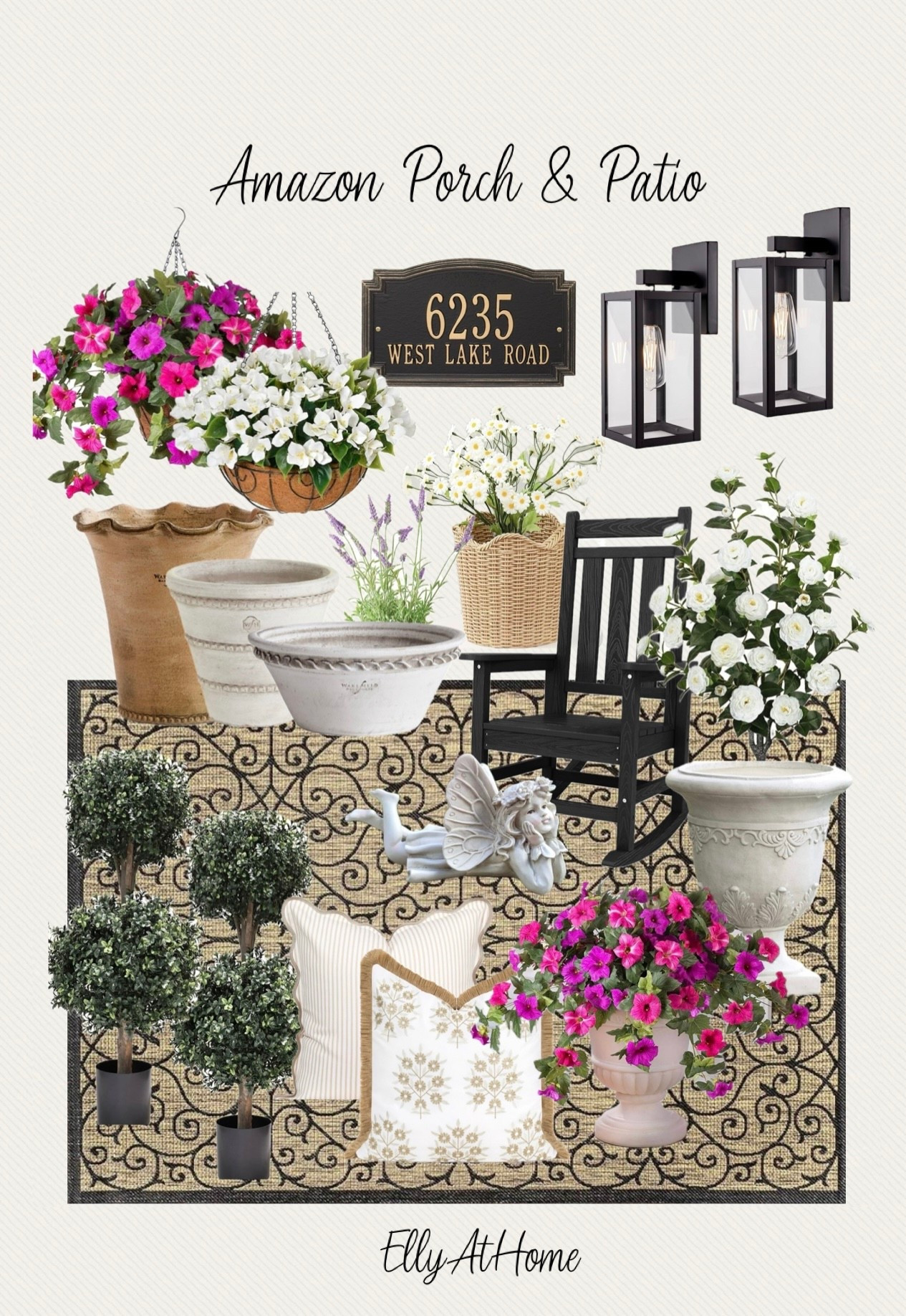 Amazon spring porch and patio styling. Shop rugs, faux plants and trees, planters, lights, seating, outdoor pillows, decor and more!

#LTKSaleAlert #LTKHome