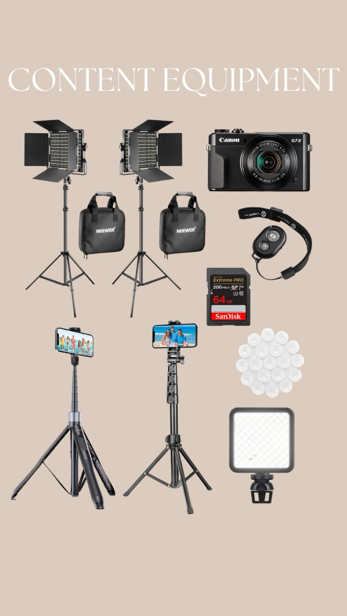 Content creator filming and photography equipment essentials from Amazon

#LTKeurope