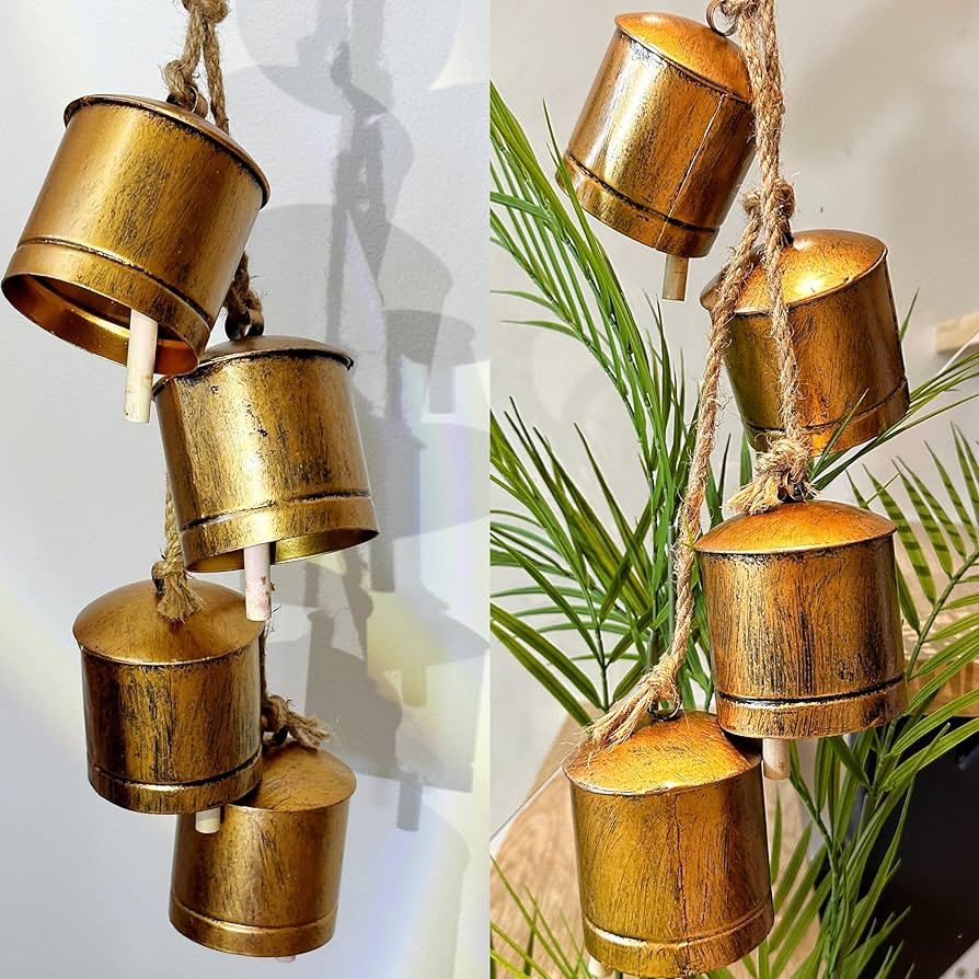 Christmas Bells Metal Hanging Cow Bells for Home Decoration Chrismas | Amazon (CA)