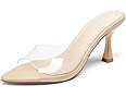 Amazon.com | Coutgo Womens Heeled Mules Pointed Peep Toe High Heels Slip On Backless Mule Sandals... | Amazon (US)