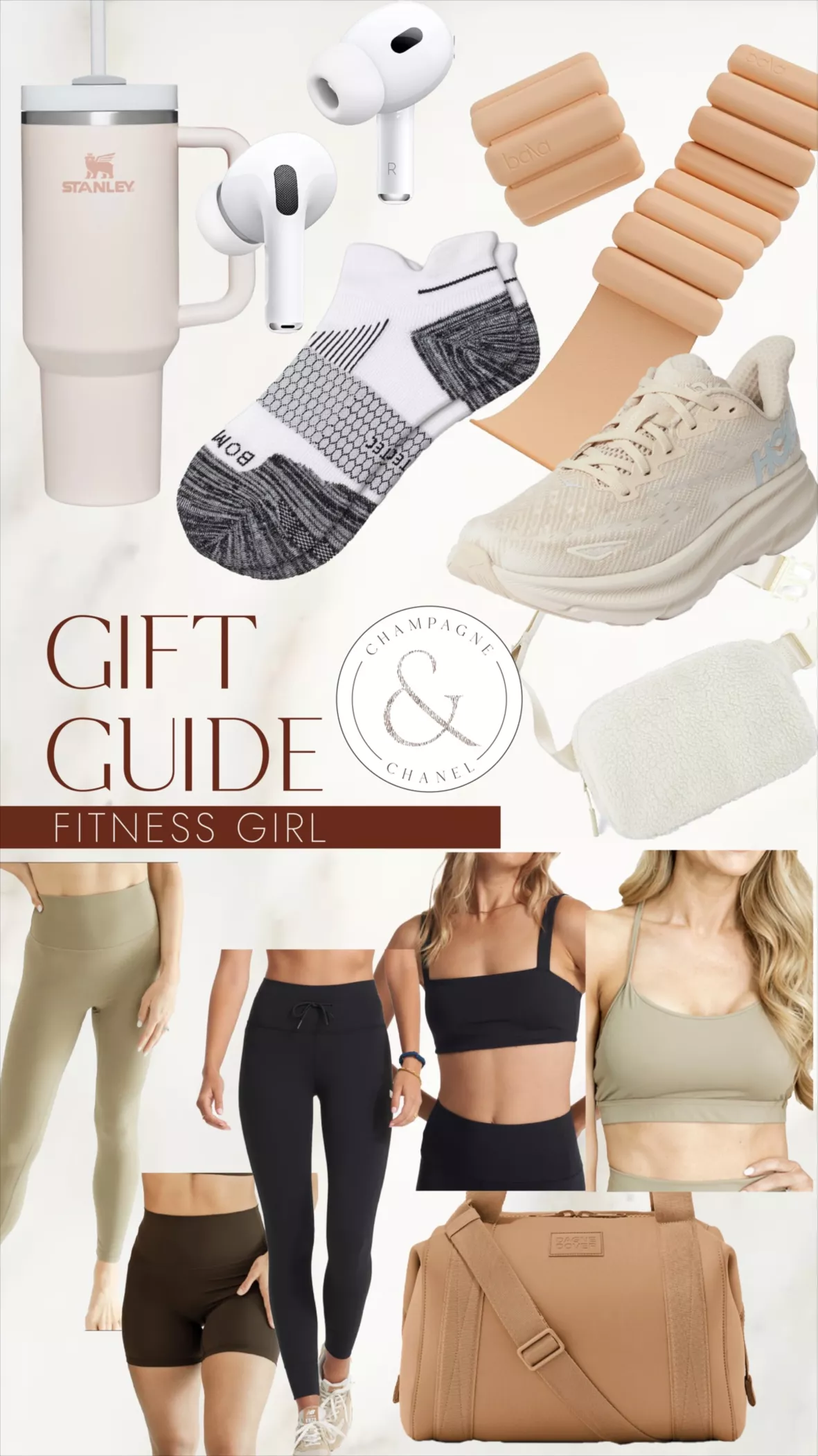 Girlfriend Workout Look – Champagne & Chanel