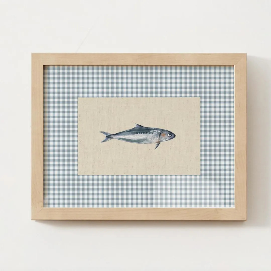 Vintage Fish Digital Print | Antique Wall Art Nancy Meyers Poster | Fisherman Aesthetic Vintage W... | Etsy (US)