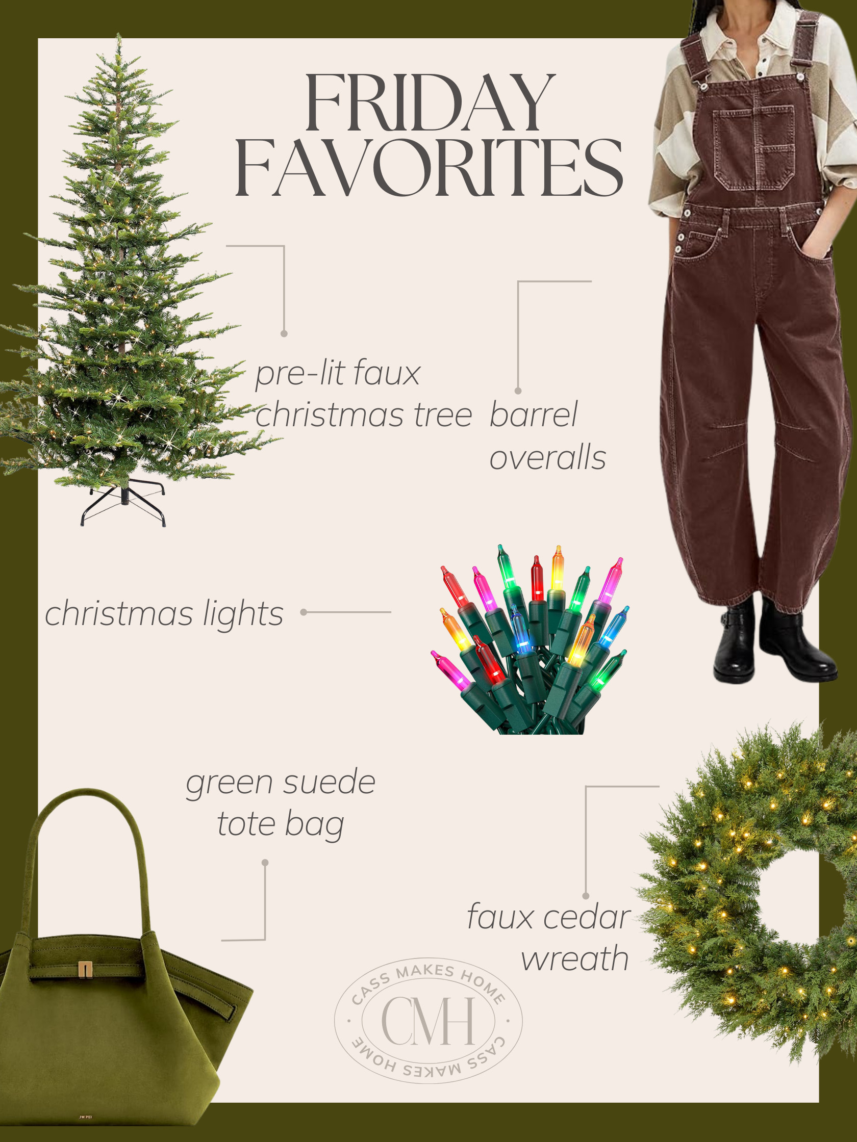 My favorites from this week!

prelit christmas tree, christmas decorations, barrel overalls 

 #LTKHoliday #LTKHome #LTKSaleAlert