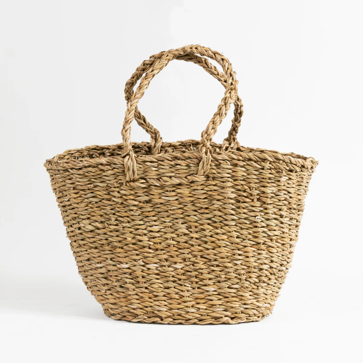 Hand-Woven Seagrass Tote | Stoffer Home