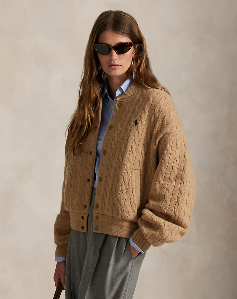 Giacca da aviatore in lana e cashmere | Ralph Lauren (IT)