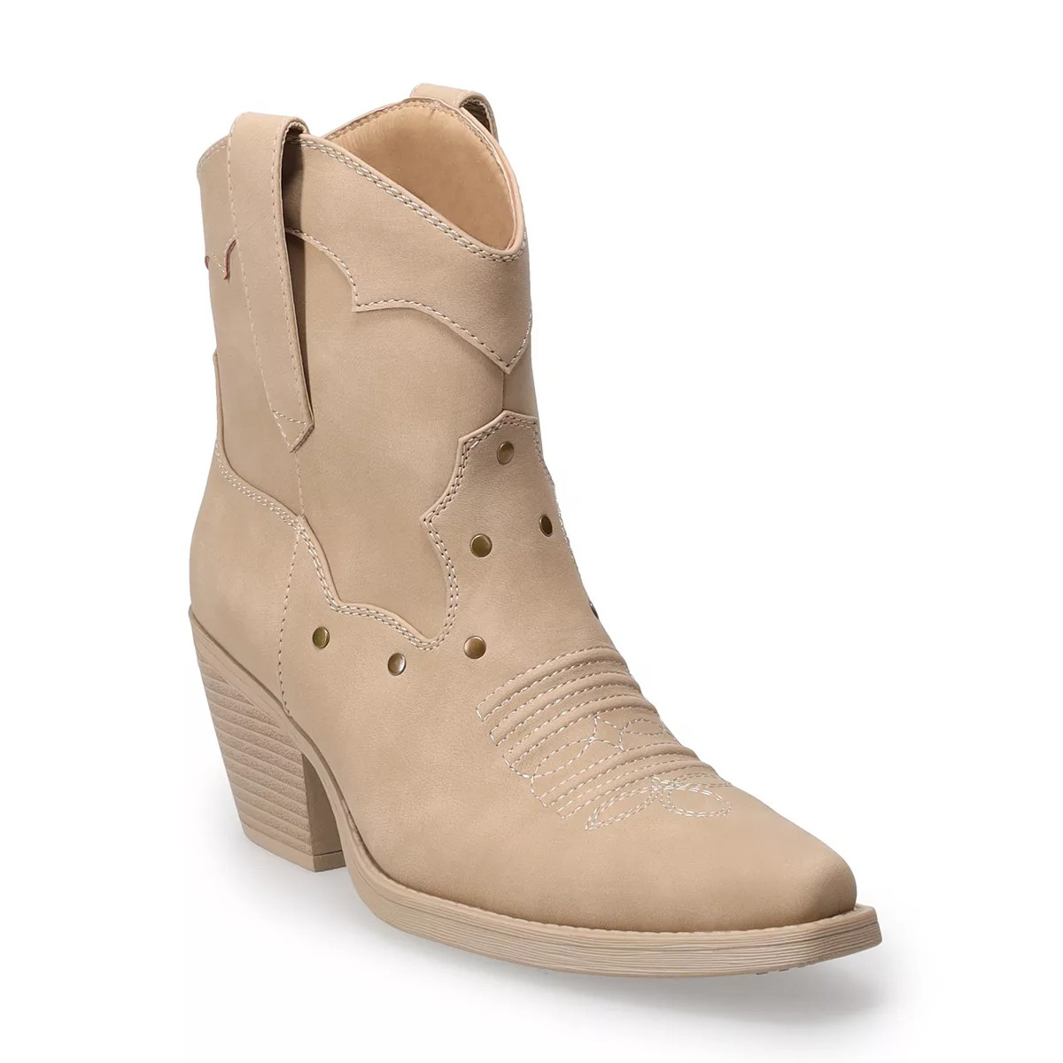SO® Seville Women's Western Ankle Boots | Kohl's