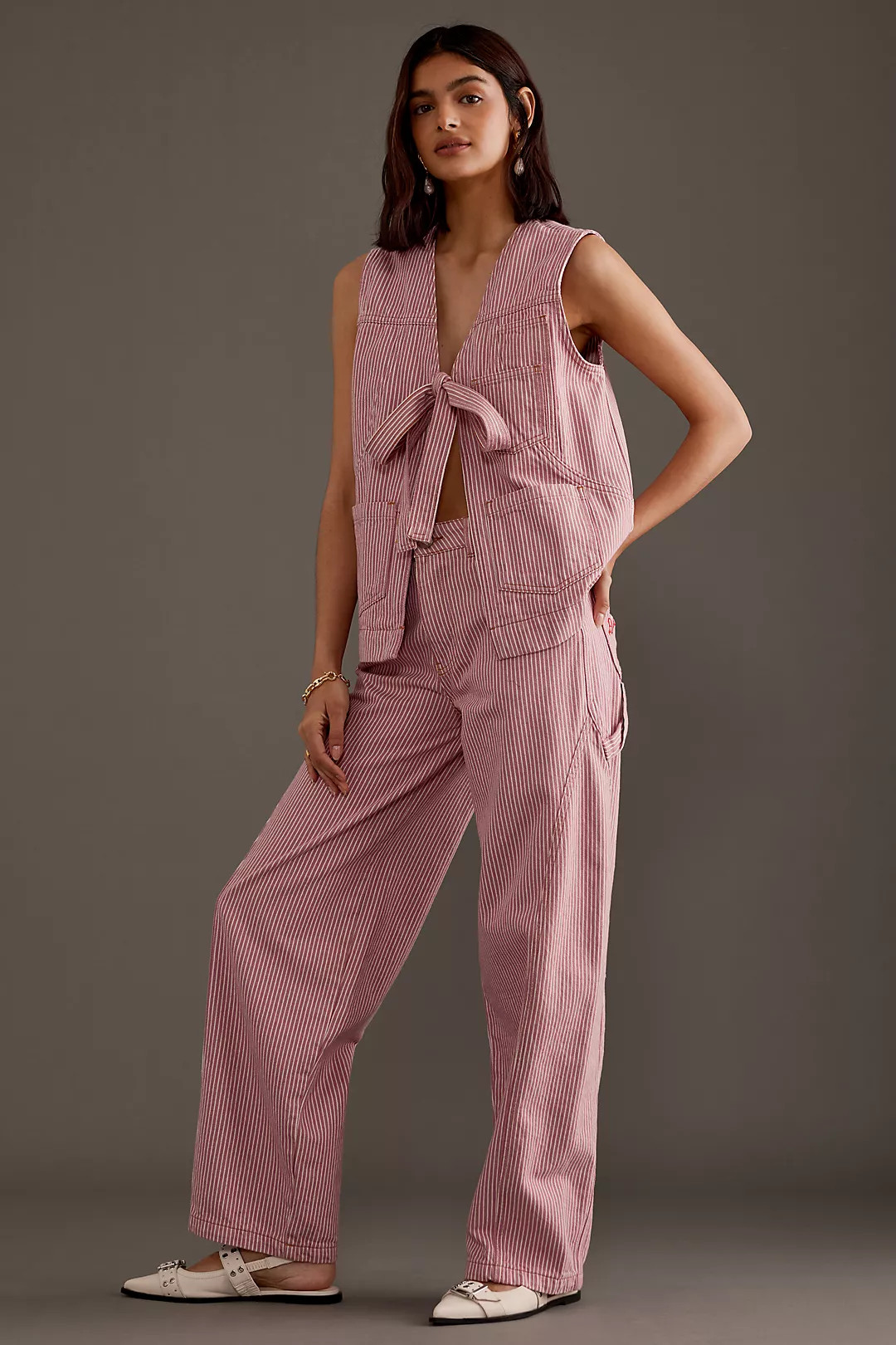 Damson Madder Dilly Tie-Front Gilet | Anthropologie (EU)