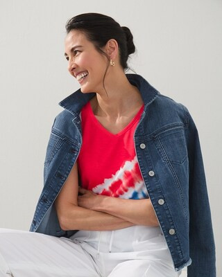 Tie Dye V-neck Tee | Chico's