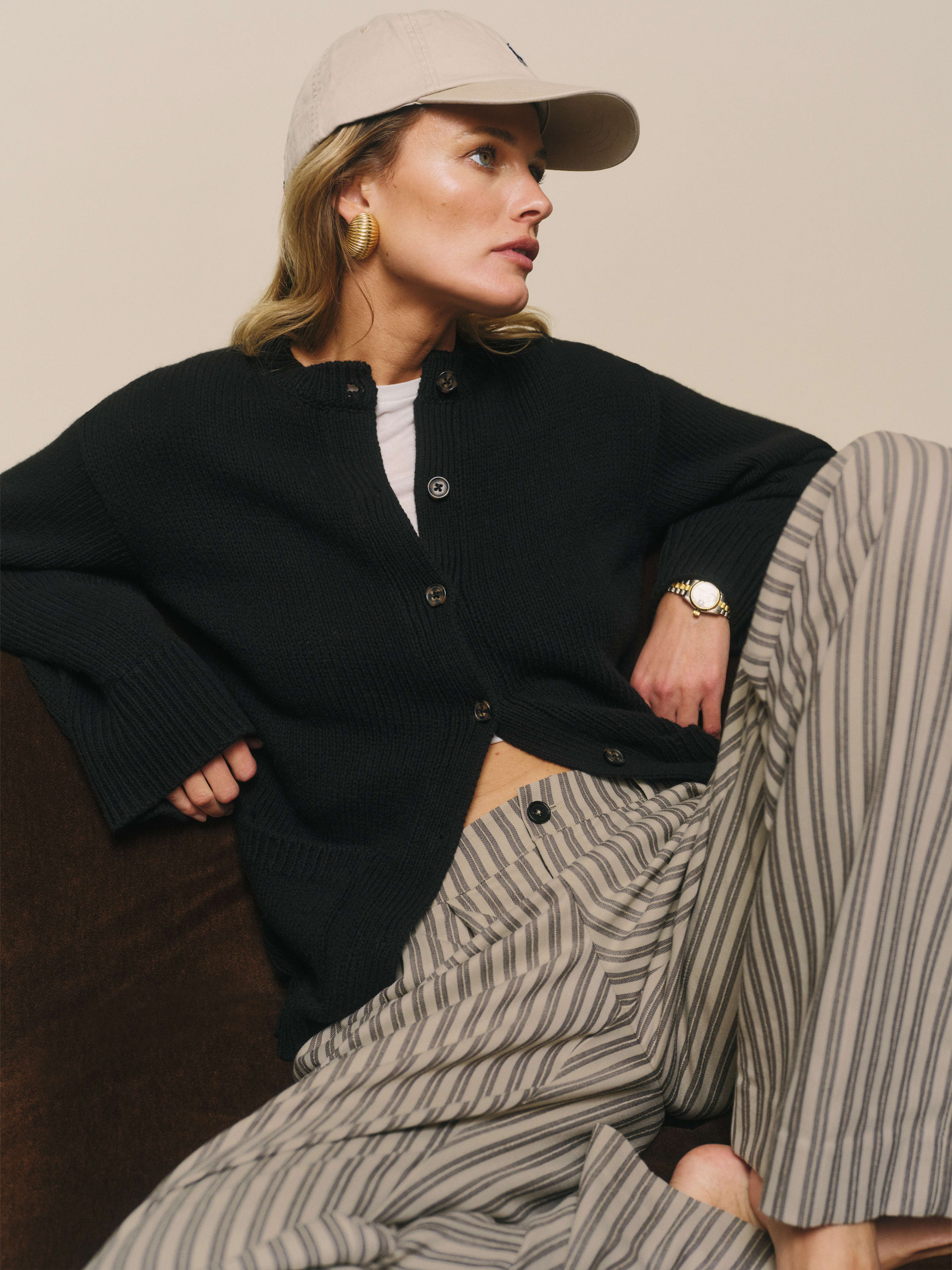 Franco Split Hem Cardigan | Reformation (Global)