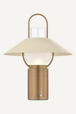 Hudson Valley Lighting Kindle Patina Brass Cordless Rechargeable Table Lamp | Anthropologie (US)