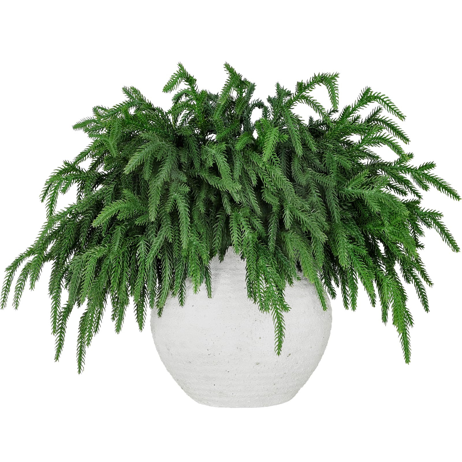 12 Pcs Realistic Christmas Pine Branches, Natural Droopy,Soft Bendable Christmas Pine Stems, Life... | Amazon (US)