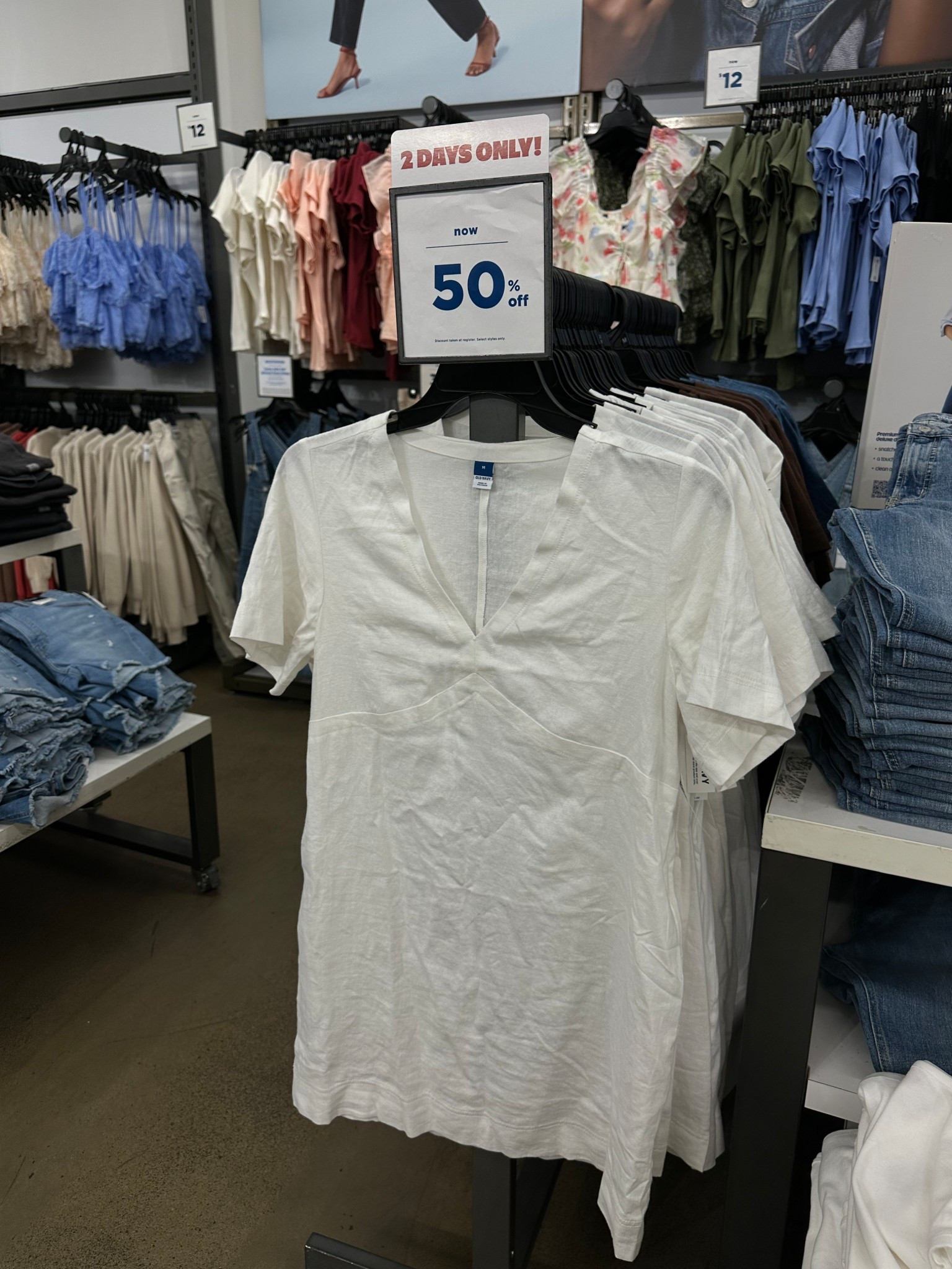 50% off white linen dress! 🤍

#LTKSaleAlert