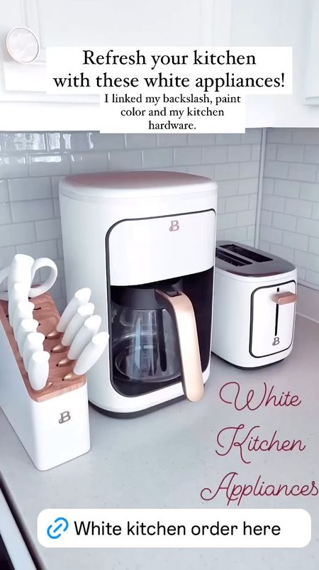White Kitchen appliances 


Coffee maker, toaster, knife set



#LTKSeasonal #LTKVideo #LTKStyleTip #LTKFindsUnder100 #LTKOver40 #LTKU #LTKGiftGuide #LTKSaleAlert #LTKHome #LTKFindsUnder50