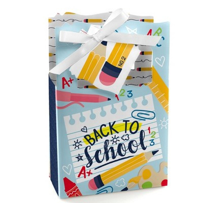 Big Dot of Happiness Back to School - First Day of School Classroom Decorations and Favor Boxes - Set of 12 | Target