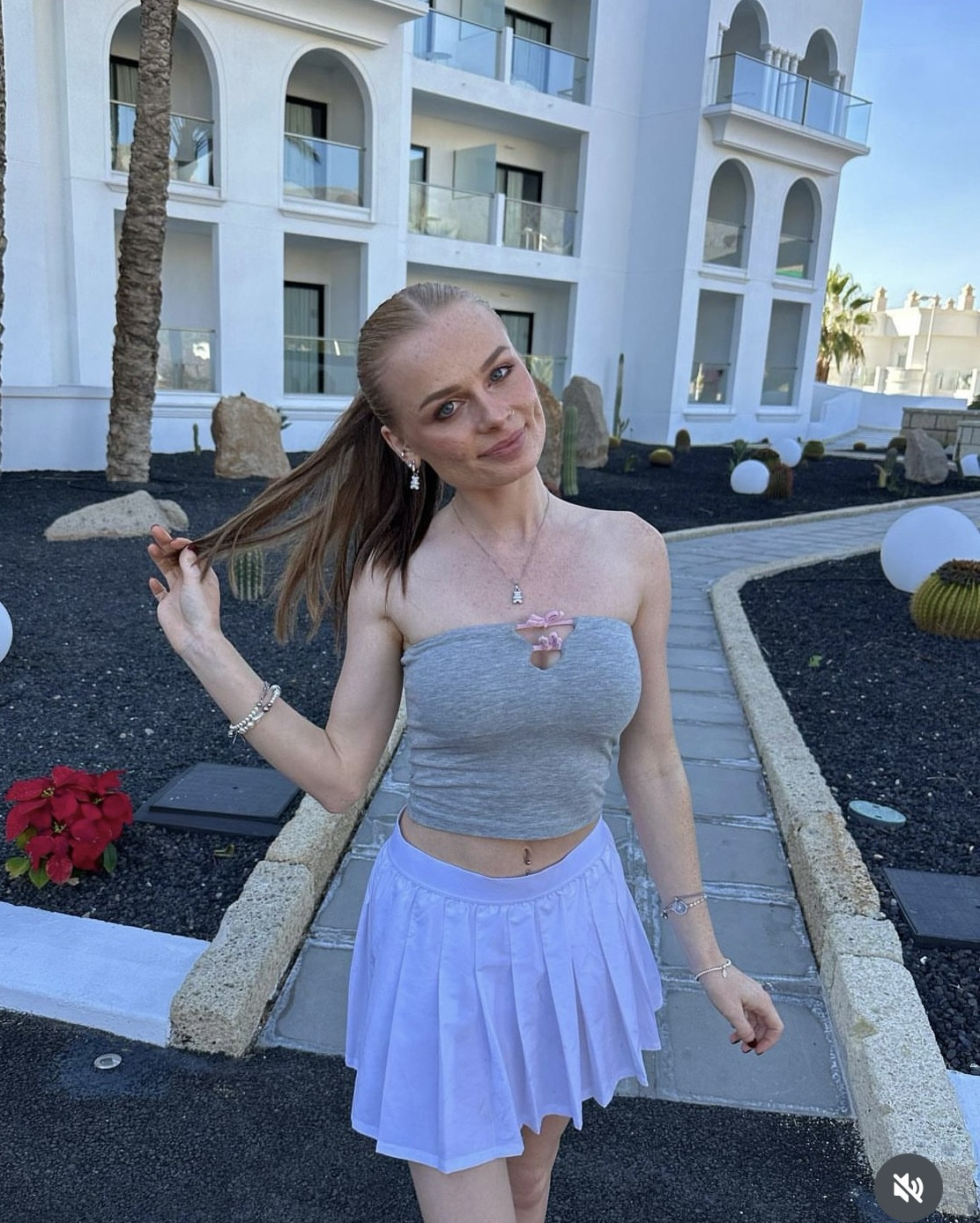 Subdued bandeau (not able to link, I’ve linked a similar item), white pleated skirt with my New Balance 530 in pink 🎀

#LTKsummer #LTKstyletip #LTKuk