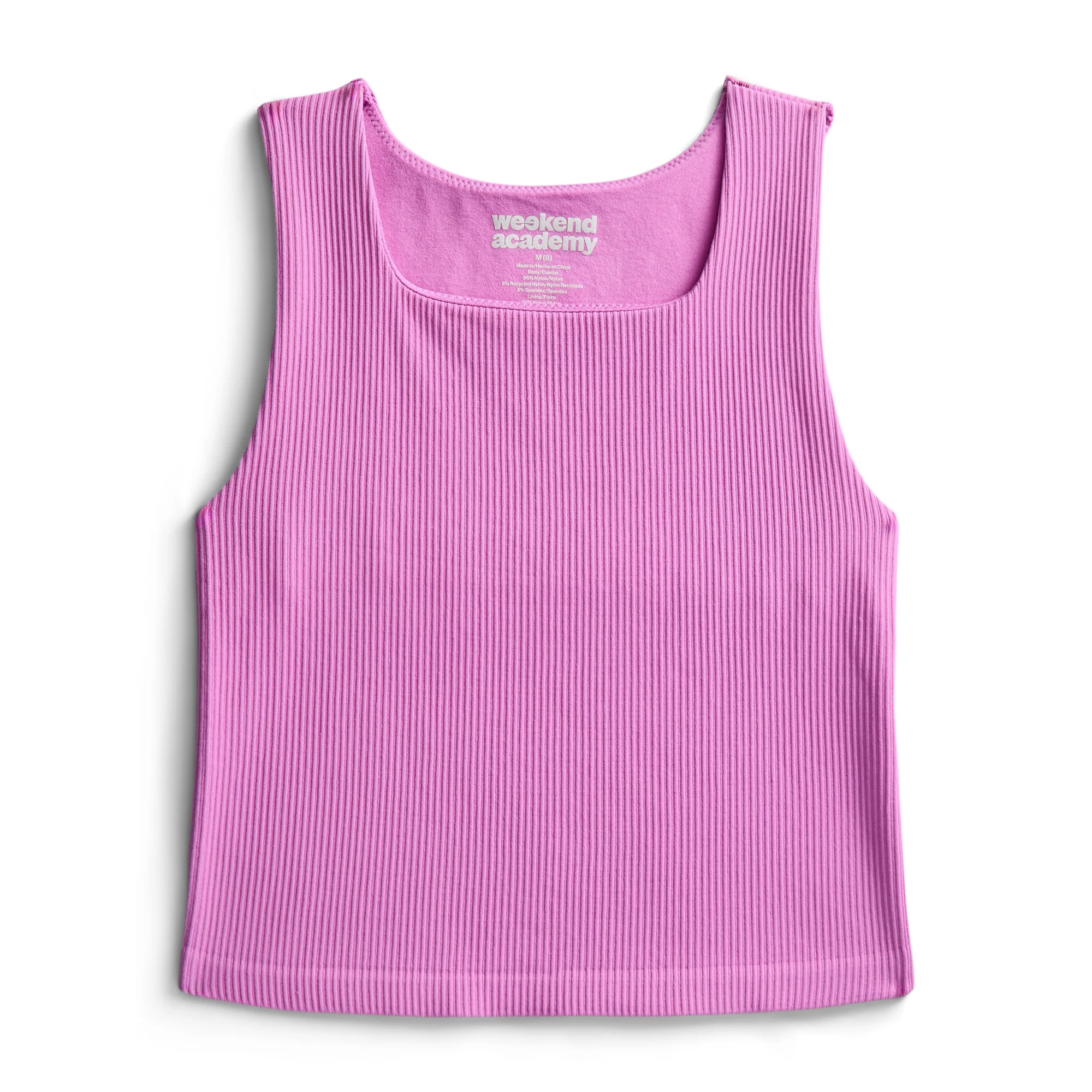 Weekend Academy Girls Seamless Tank Top, Sizes 4-18 | Walmart (US)