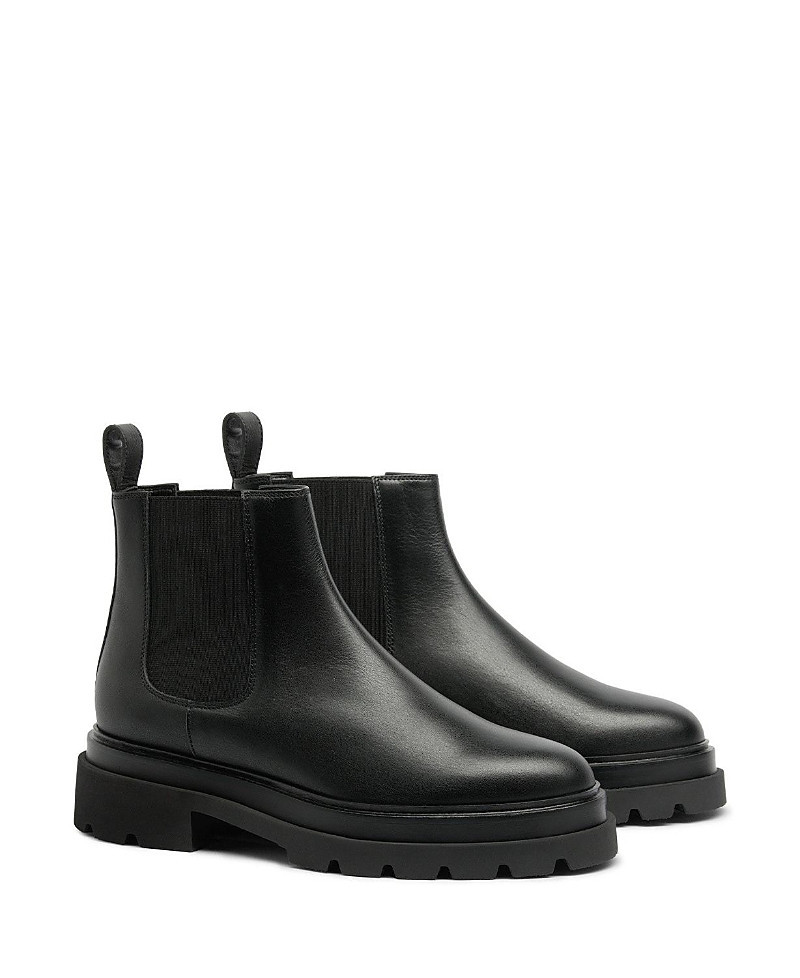 Santoni Women's Black Leather Chelsea Boot | Bloomingdale's (US)
