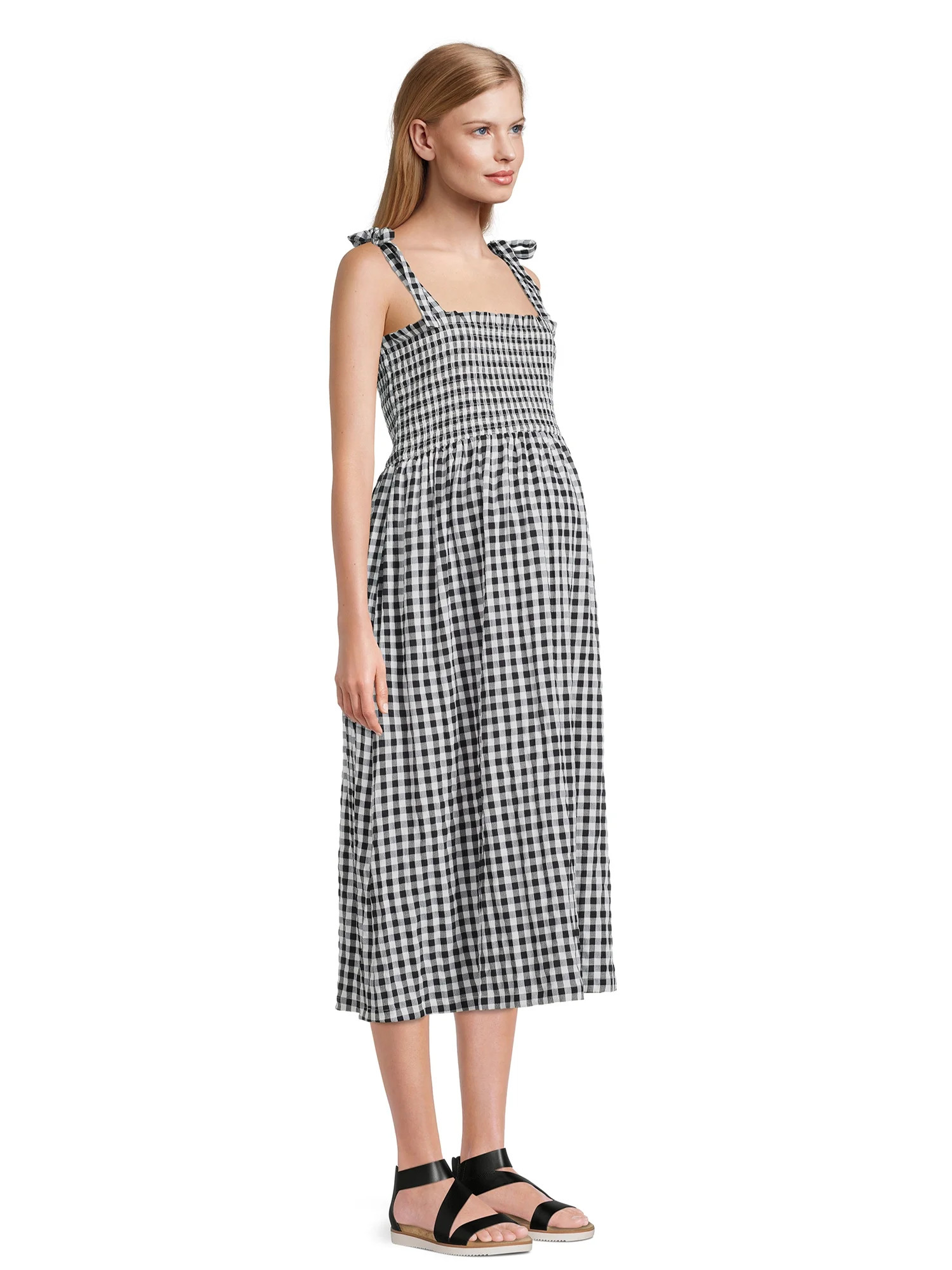 Destination Maternity Women's Tie Shoulder Dress, Sizes S-2XL | Walmart (US)