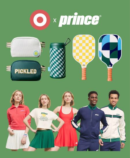 NEW! Prince Sports Pickleball Collection at Target! This line includes apparel for both men and women, pickleball paddles, accessories, and more! 