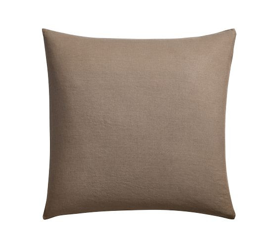 Classic Belgian Flax Linen Knife Edge Sham | Pottery Barn (US)