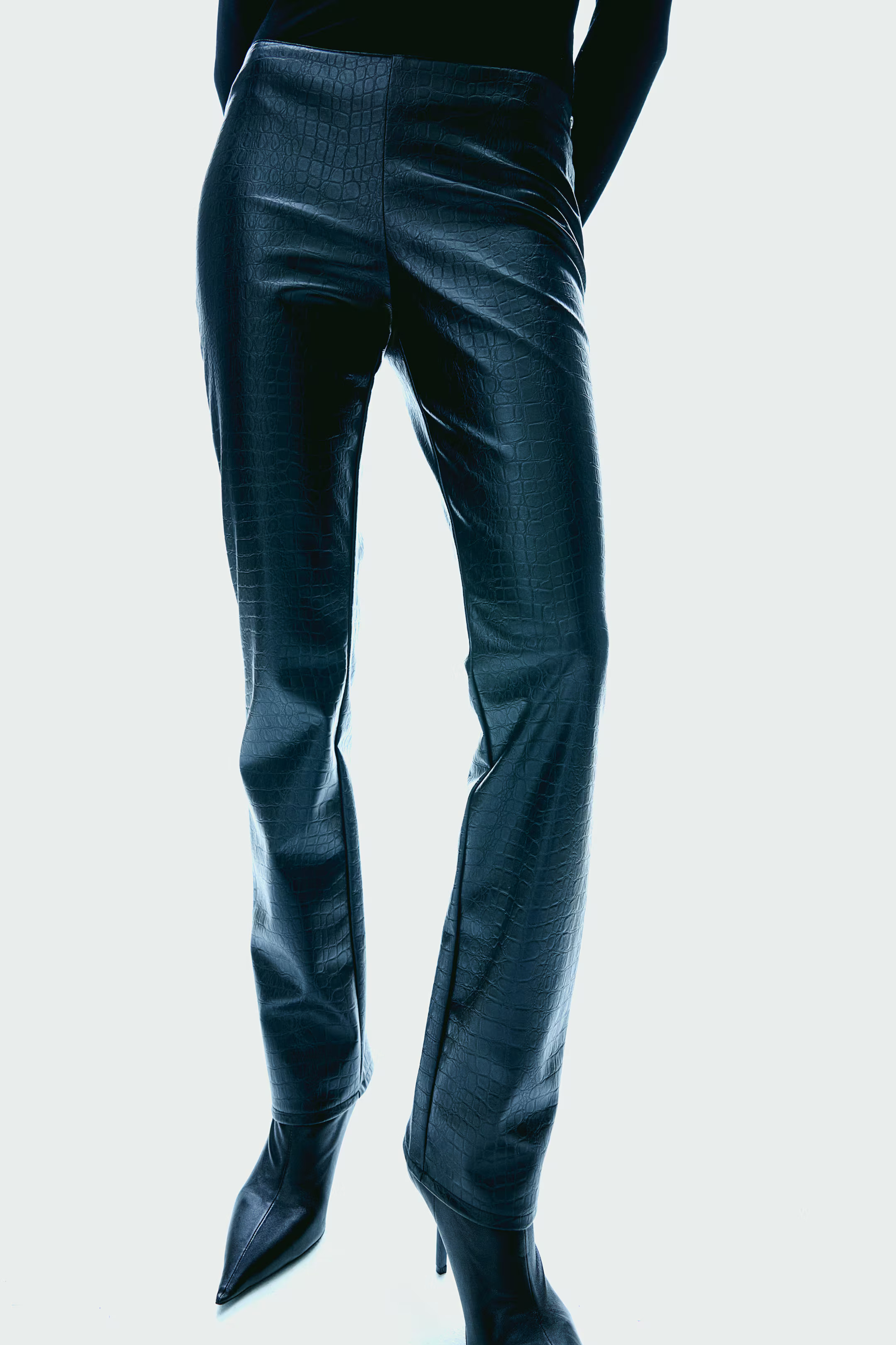 Pantalón revestido de corte recto | H&M (FR, IT, ES, PT, BE)