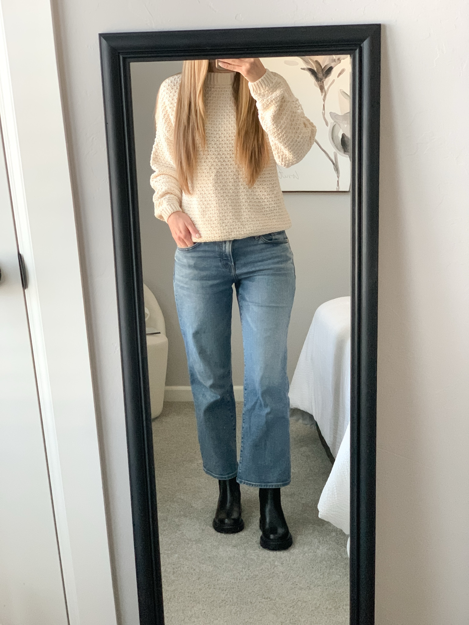 Casual, Comfy Outfit for running errands in the winter or traveling 

Travel Outfit, comfy outfit, winter outfit, casual outfit, cozy outfit, sweater, ankle jeans, Chelsea boots

#LTKTravel #LTKStyleTip #LTKShoeCrush