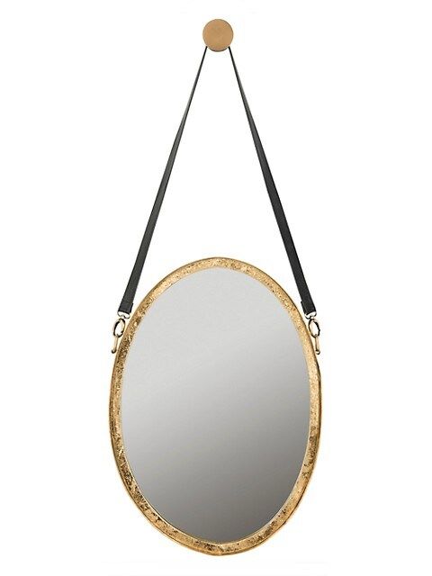 Pembroke Strap Oval Frame Mirror | Saks Fifth Avenue OFF 5TH