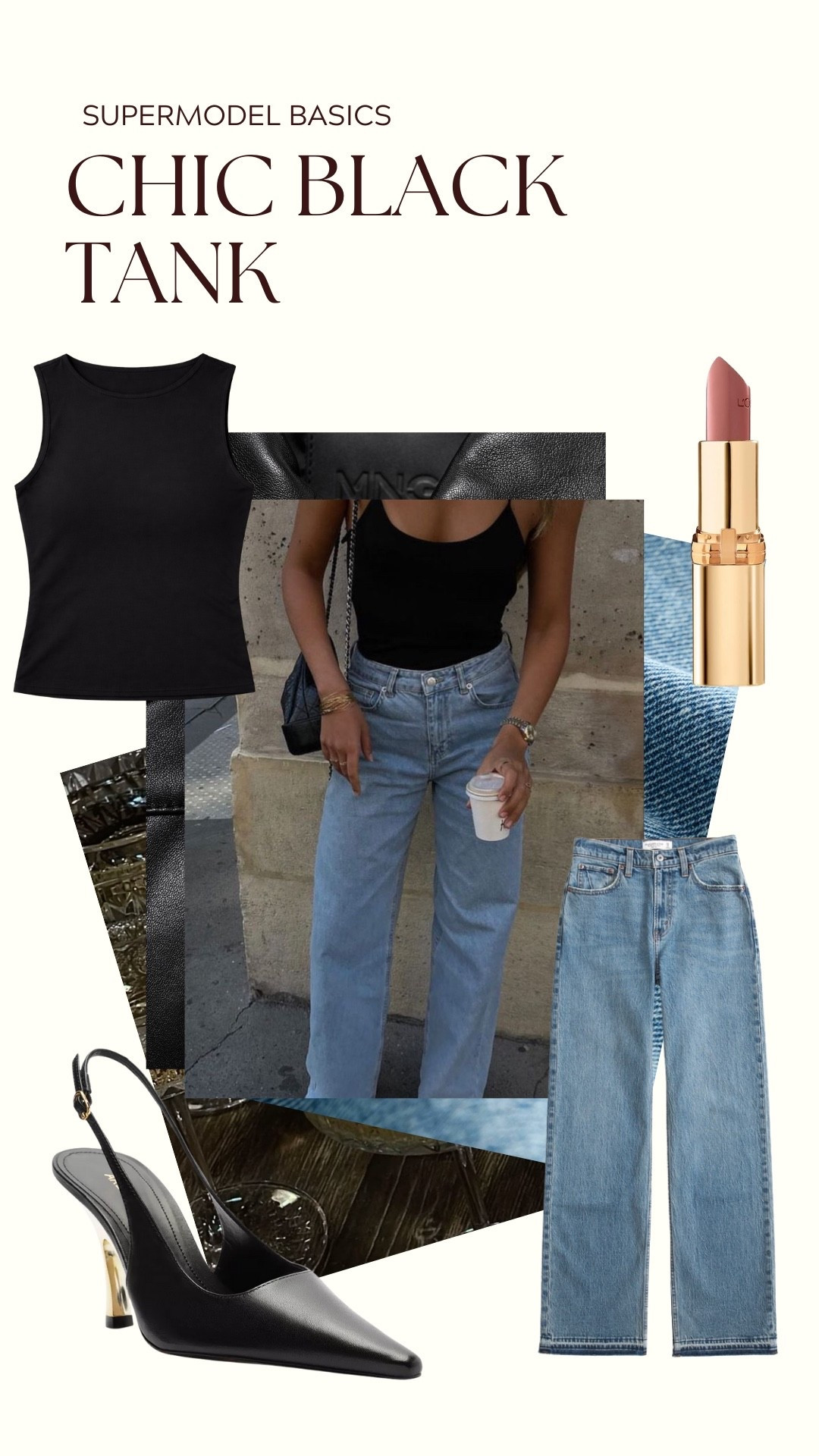 A double-layered black tank😍 it couldn’t get more chic than this 

I wear a size small in this tank 

#LTKootd #LTKHoliday #LTKPetite