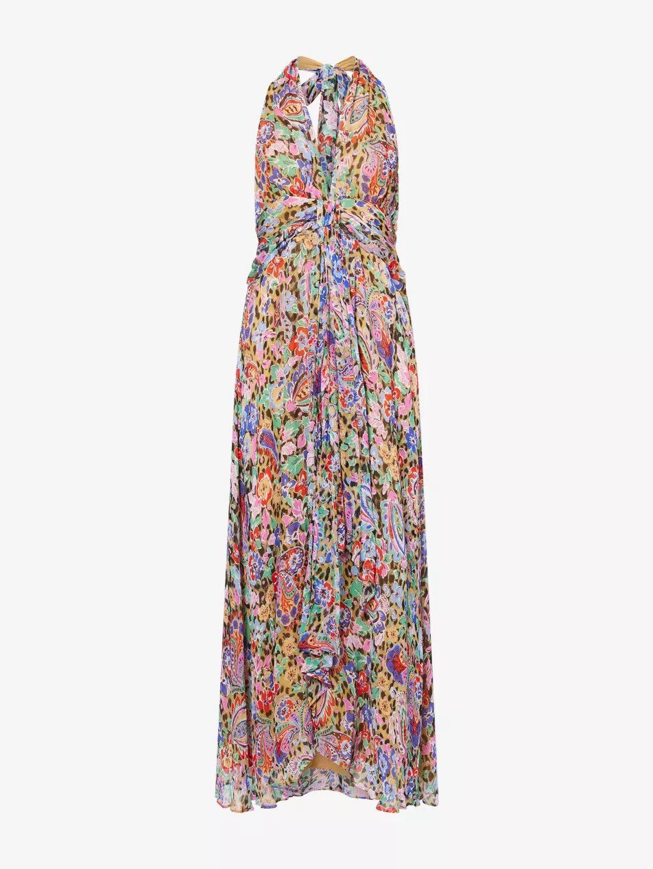 Alaina Floral-Print Woven Maxi Dress | Selfridges