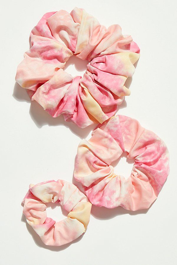 3-Pack Scrunchie Set by Free People, Tie Dye, One Size | Free People (Global - UK&FR Excluded)
