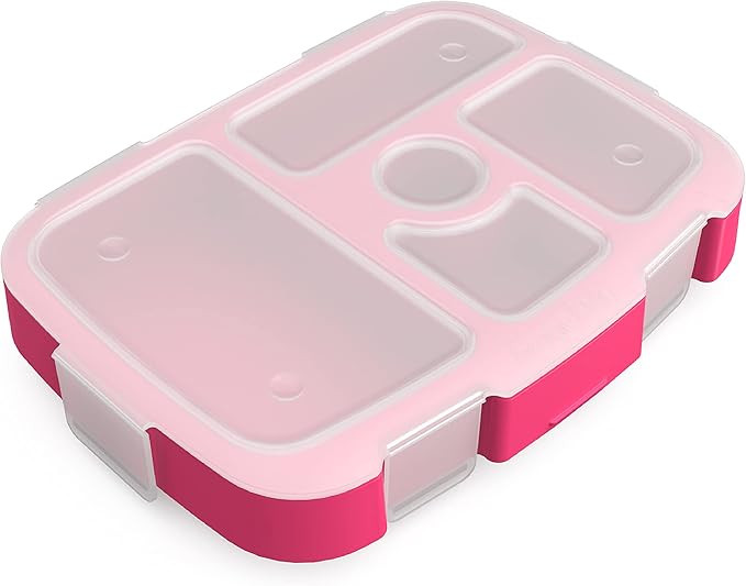 Bentgo® Kids Prints Tray with Transparent Cover - Reusable, BPA-Free, 5-Compartment Meal Prep Co... | Amazon (US)