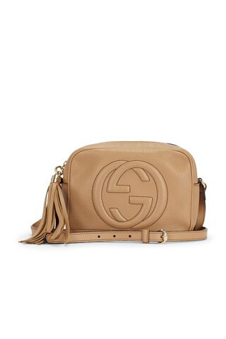 Gucci Soho Disco Shoulder Bag in Beige | FWRD 