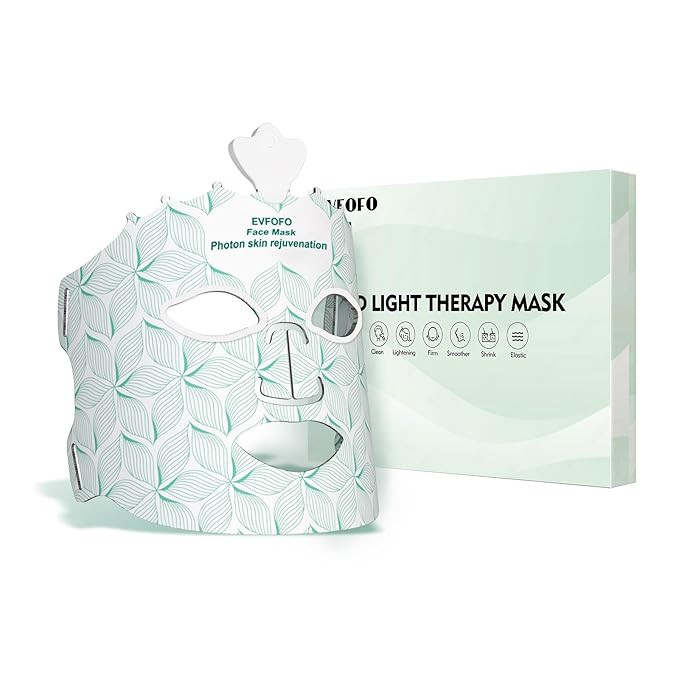 Red Light Therapy Mask for Face, Led Face Mask Light Therapy, 7 Colors LED Face Mask Light Therap... | Amazon (US)