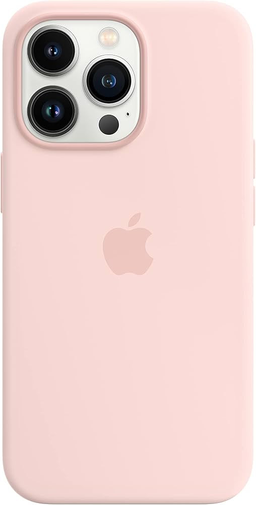 Apple iPhone 13 Pro Silicone Case with MagSafe - Chalk Pink | Amazon (US)