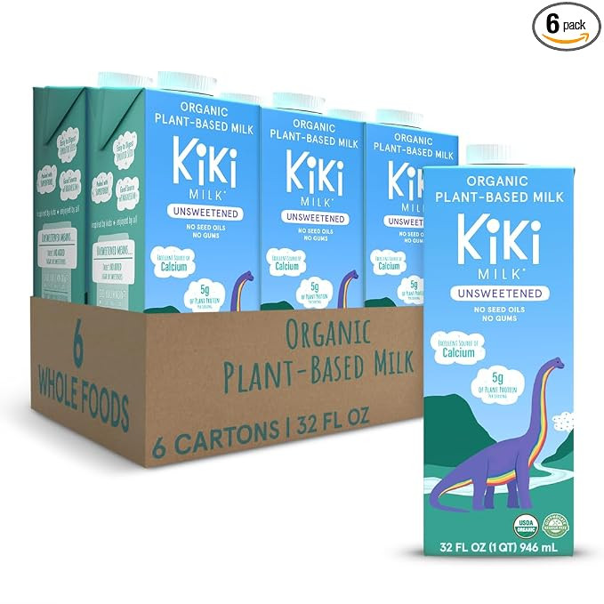 Kiki Milk Plant Based Milk - Organic Unsweetened Kiki Milk - Calcium & Magnesium Source - Gluten ... | Amazon (US)
