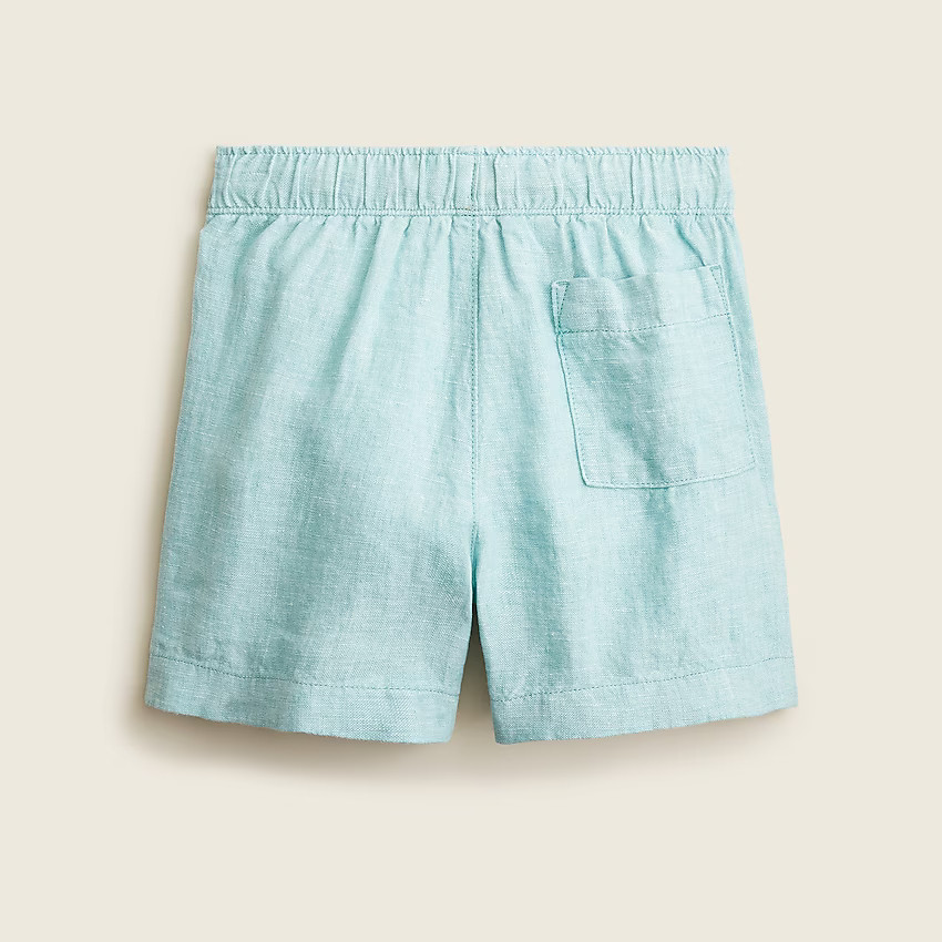 Boys' dock short in linen | J. Crew US