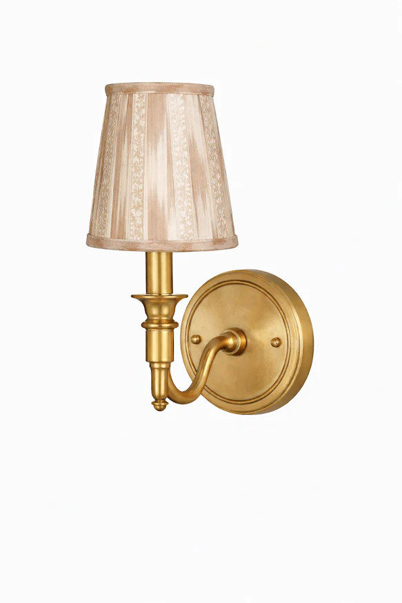 Brown Ikat Sconce Shade | The Enchanted Home