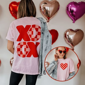 Checkerboard XOXO Tee | Mountain Moverz