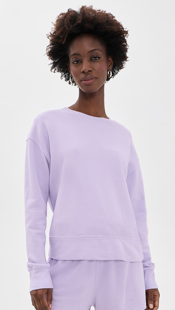 French Terry Pullover Sweatshirt | Shopbop