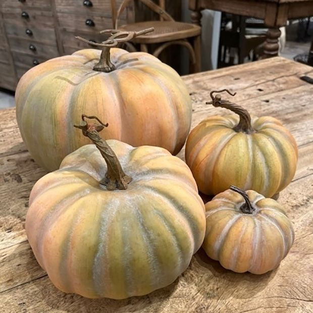 Twisted Stem Harvest Pumpkin | Antique Farm House