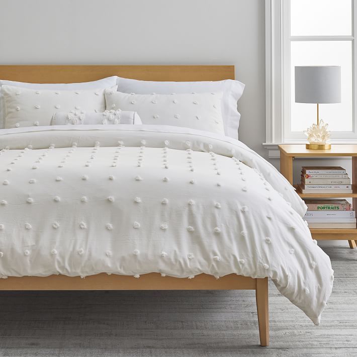 Tufted Dot Duvet Cover &amp; Sham | Pottery Barn Teen