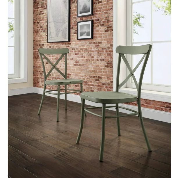 Better Homes and Gardens Collin Distressed Dining Chair, Set of 2, Multiple Finishes | Walmart (US)
