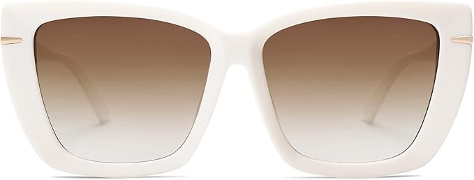 SOJOS Oversized Cat Eye Sunglasses Womens Retro Vintage 70s Trendy Stylish Shades SJ2231 | Amazon (US)