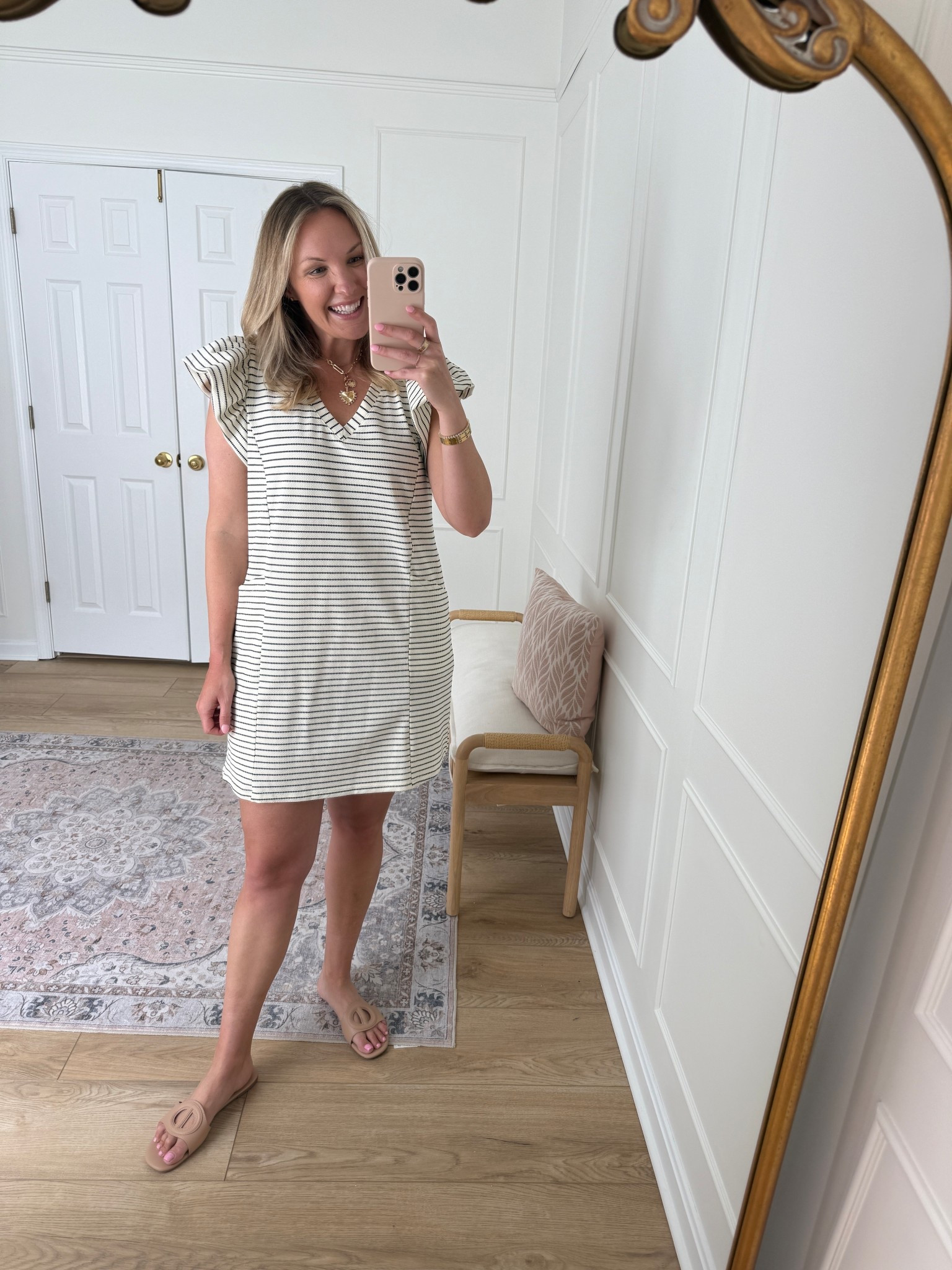 Casual summer dress - shift dress - wearing a med 

#LTKMidsize #LTKWorkwear