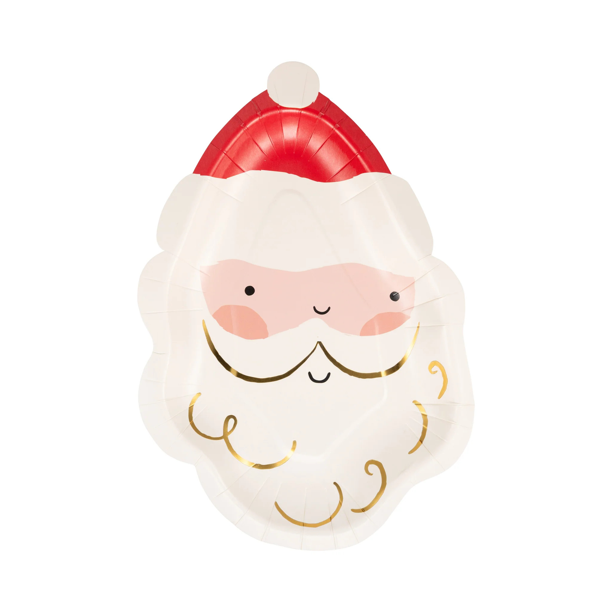 Santa Shaped Plate | My Mind's Eye