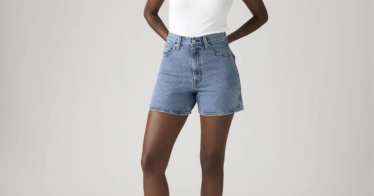 Cinch Mid-thigh Women's Shorts - Medium Wash | Levi's® US | Levi's US