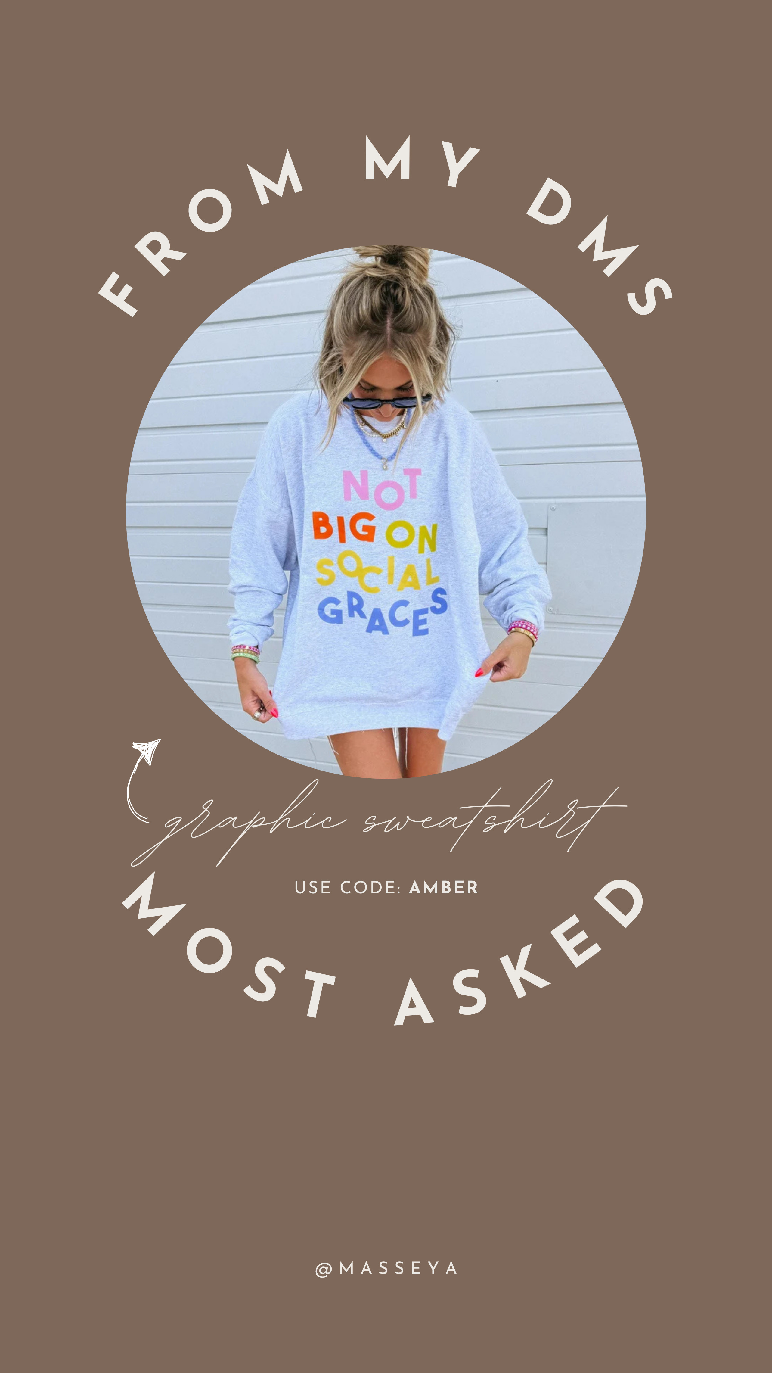 from my dms - graphic sweatshirt! use code: amber 

 #LTKSeasonal