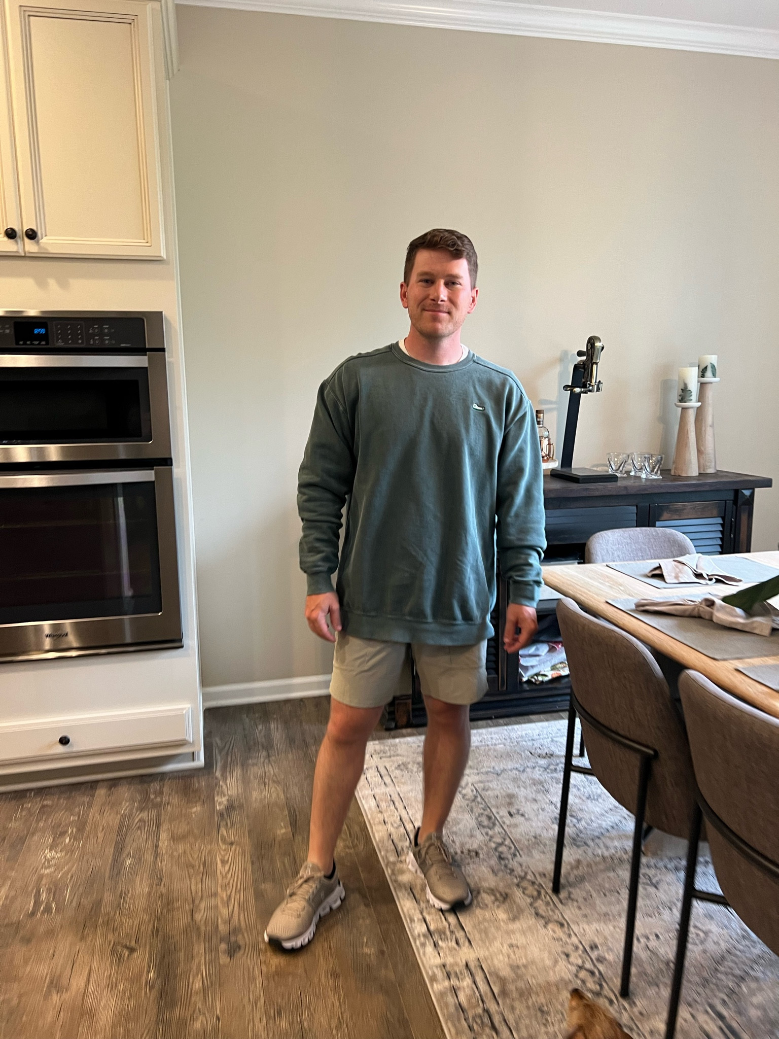 Looking for that comfy work from home outfit? I got you covered right here! Similar products that I would recommend are linked if I couldn’t find you the exact like the oversized crew neck.

#LTKFitness #LTKActive #LTKMens